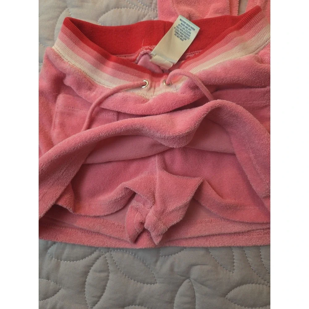 Vintage Girl's Old Navy Terrycloth Hoodie And Skort‎ Set Size 3T Pink Y2K